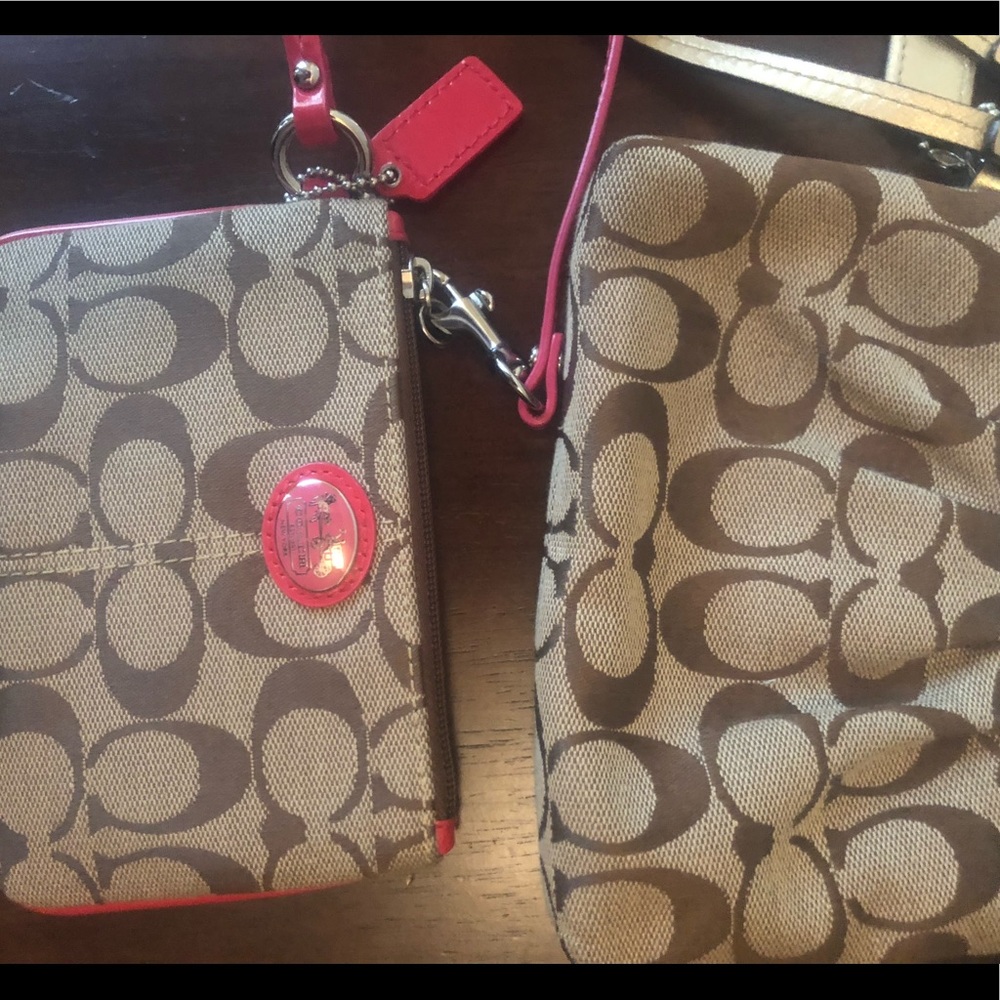 Coach wristlets